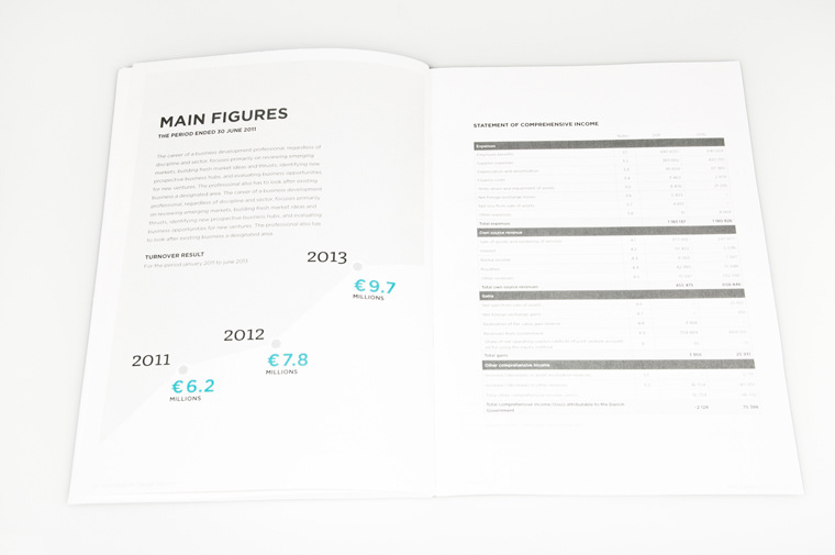 information design information graphics annual report Scandinavian design