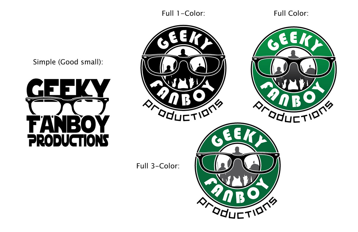 geek fanboy logo productions fandom