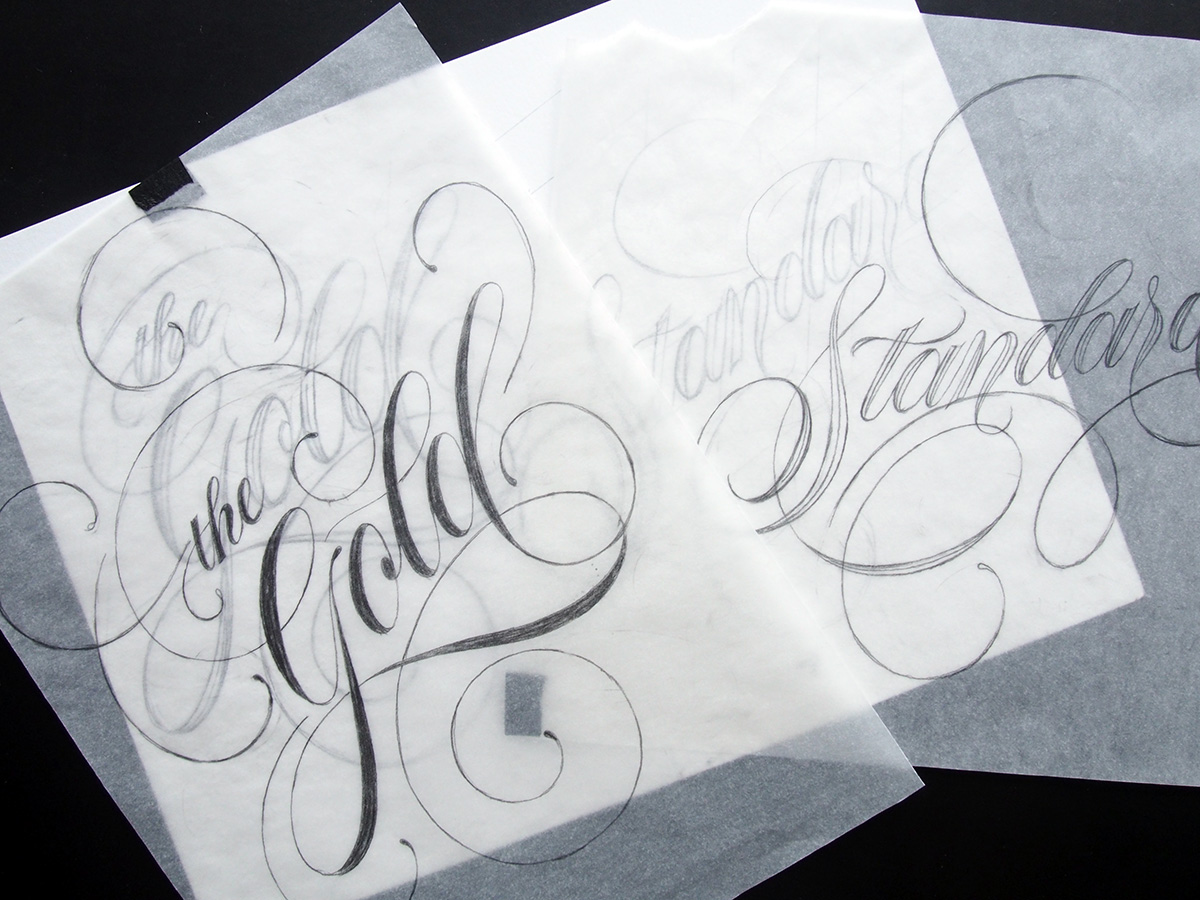 lettering Handlettering spencerian fancy calligraphic