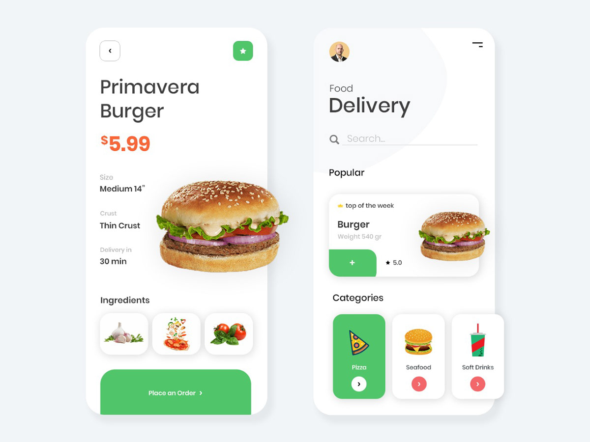 Food  food app Food app design food delivery app Freelance hire Online food order ui design UX design