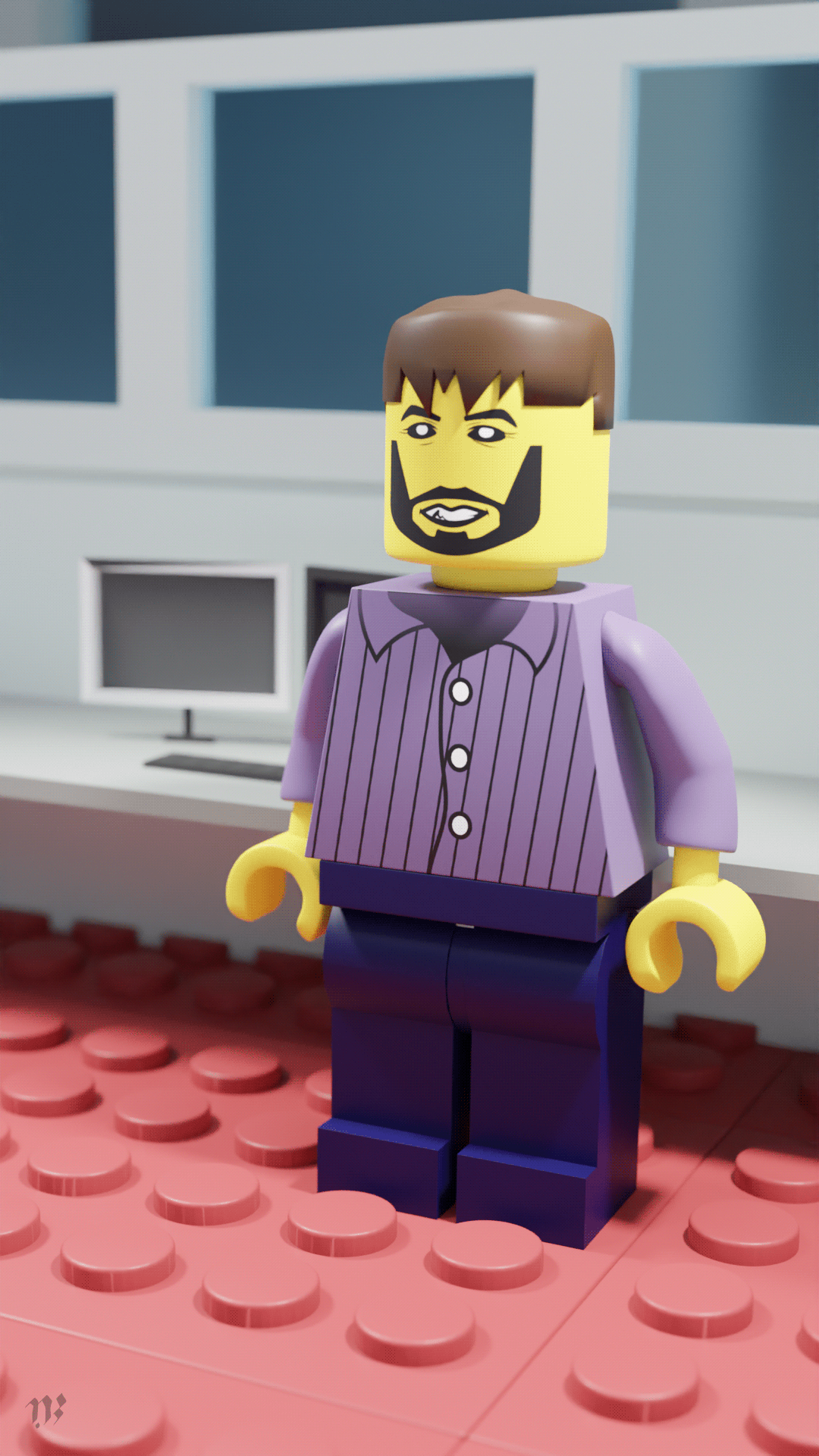 3D blender blender3d Character Fun ILLUSTRATION  LEGO minifig
