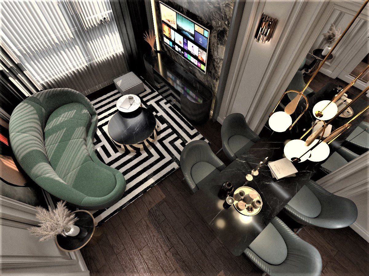 design egypt visualization interior design  3ds max vray render Modern Design interiordesign living room dining room