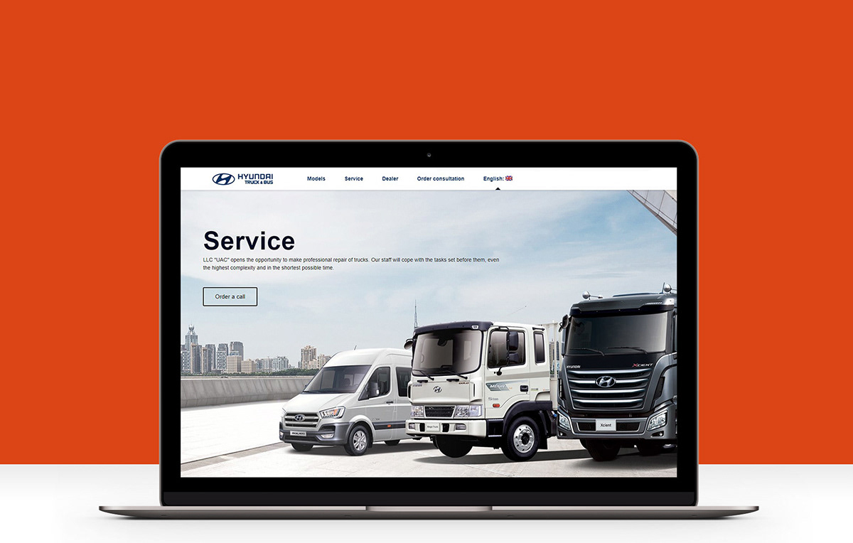 wordpress Hyundai Web dealer Truck