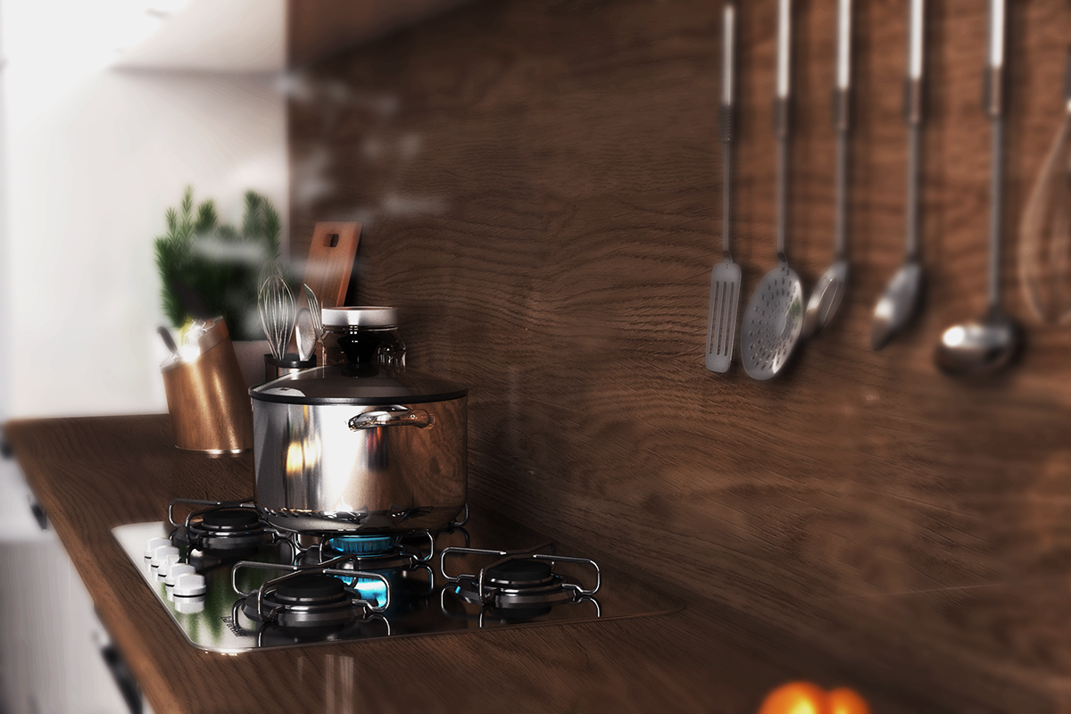 rendering kitchen Cucina kitchenideas 3DDesign 3D