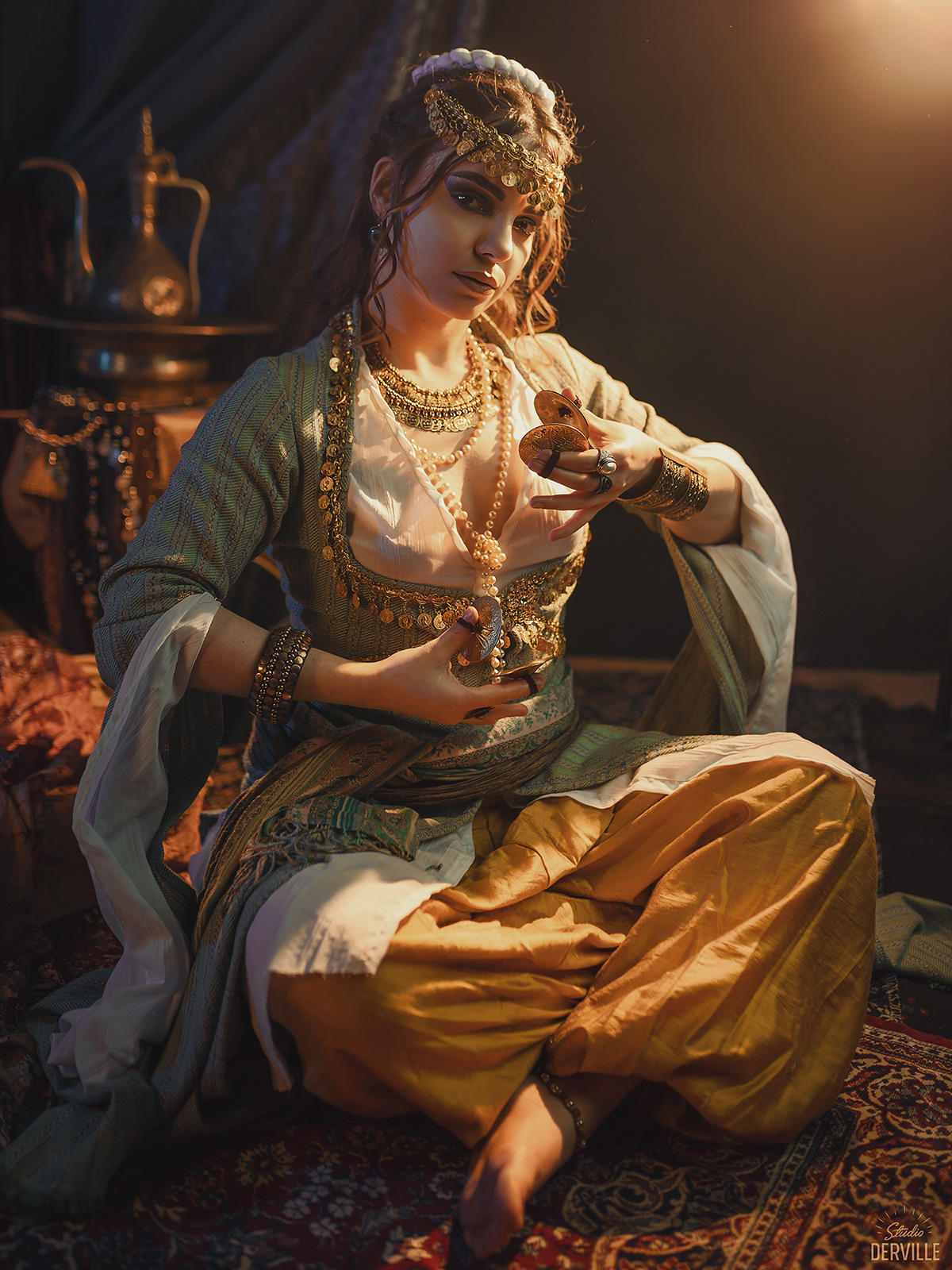 orientalism painting   portraits Orient fantasy beauty Studio Photography orientalisme