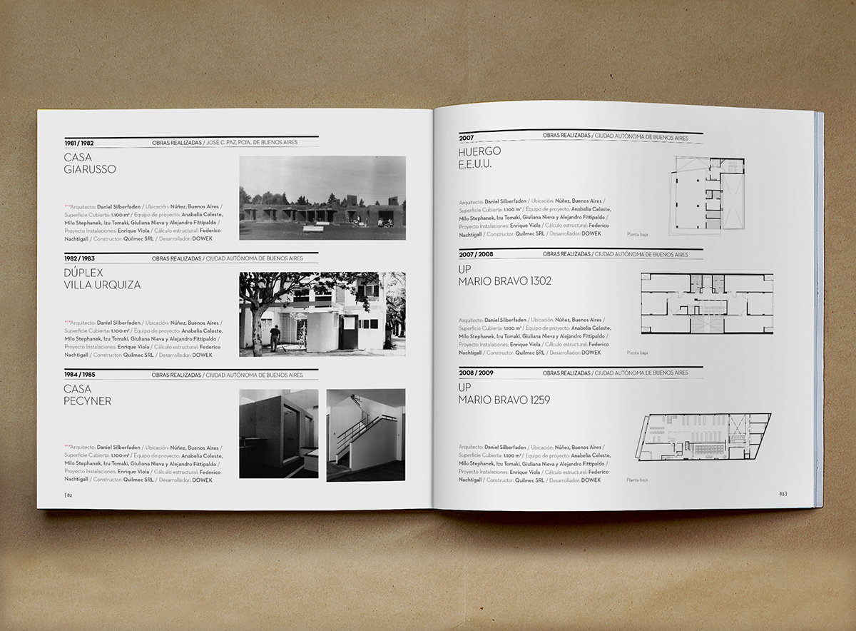 Silberfaden Diego Pinilla Libro de arquitectura arquitectura buenos aires editorial book design