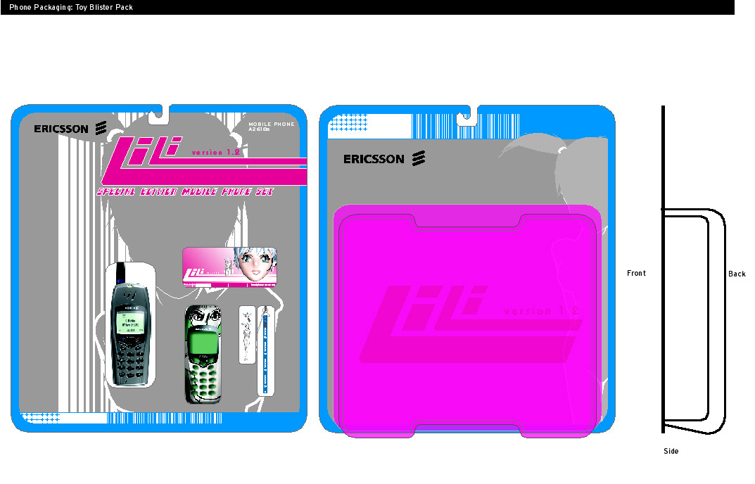 Ericsson A2618 lili MTV LiLi Packaging limited edition Mat Hayward