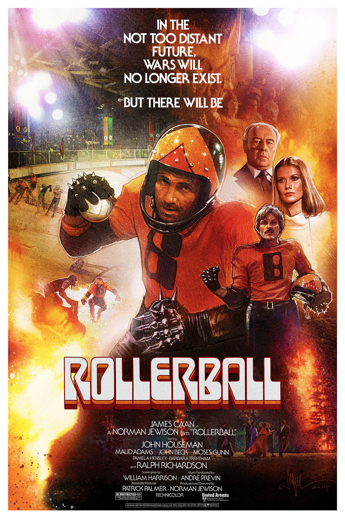 Rollerball bluray print caan Scifi films home entertainment