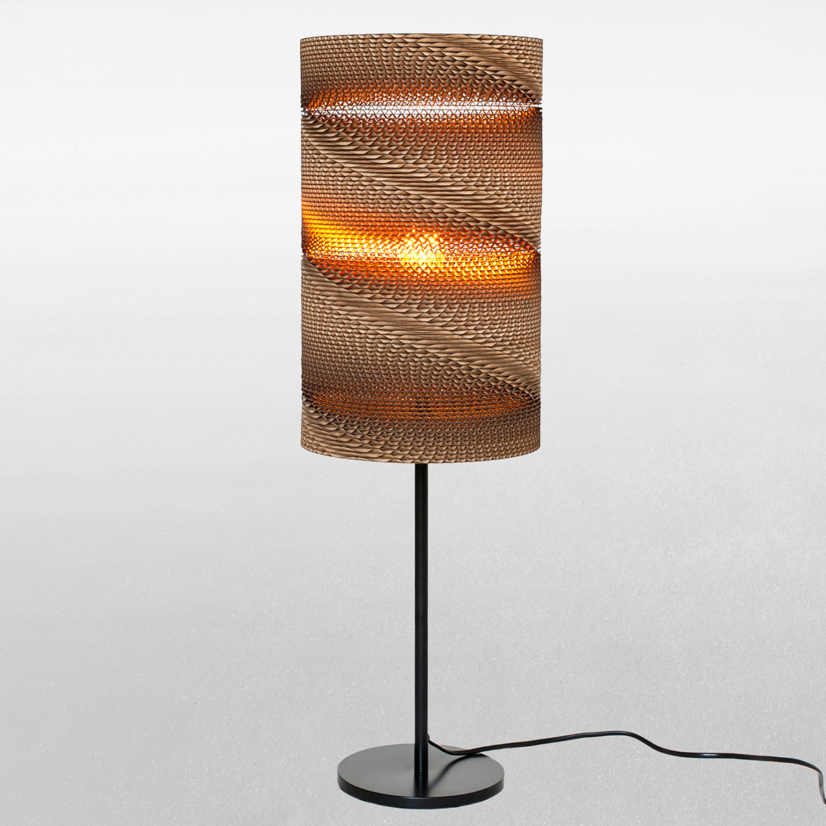 cardboard Lamp light lightning table lamp eco carton эко картон светильник   промдизайн ecodesign