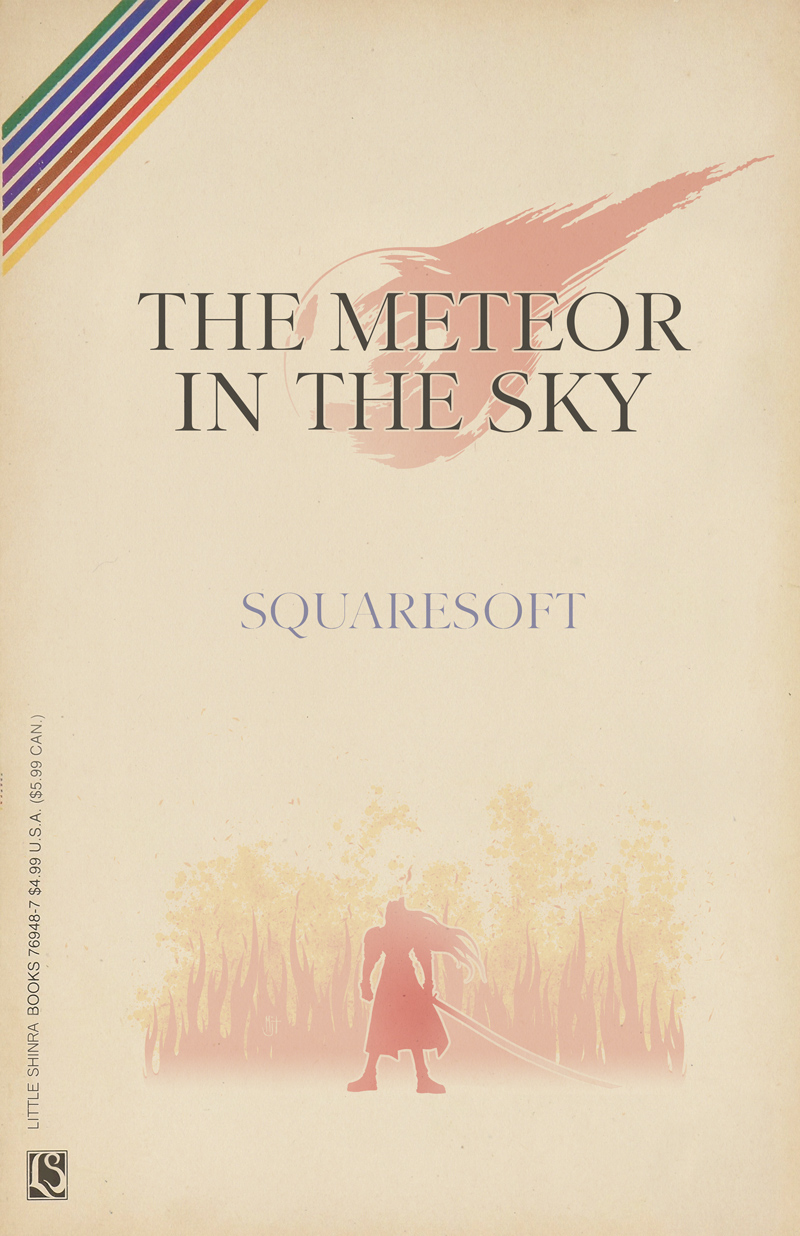 Final Fantasy VII Final Fantasy 7 ff7 ffvii sephiroth meteor Video Games J D Salinger book cover