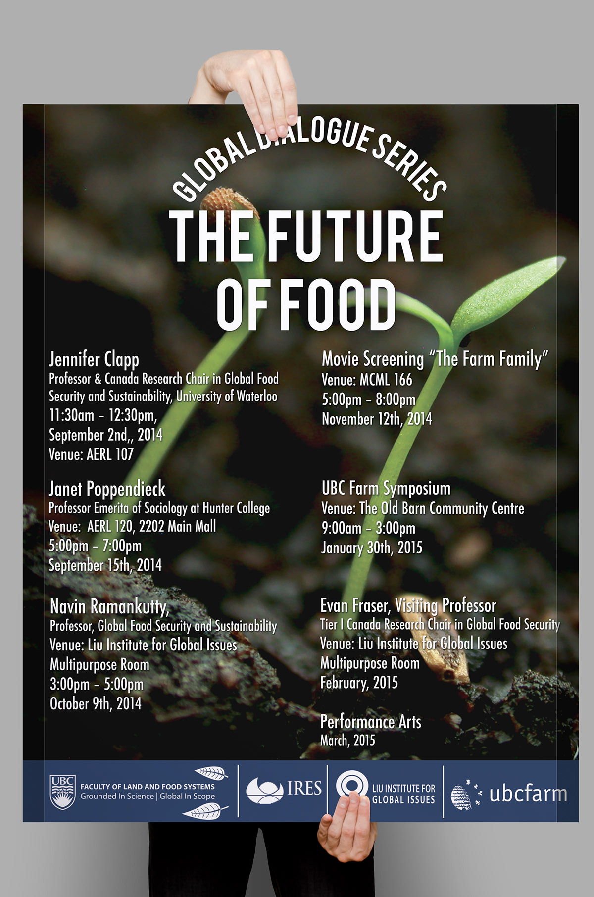future Food  british columbia vancouver Poster series