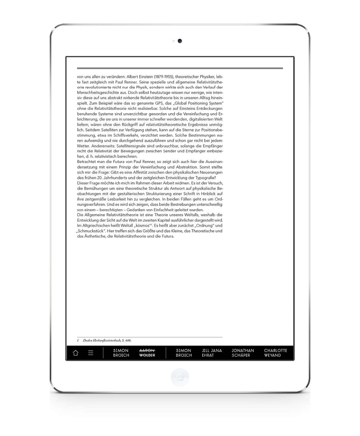 Adobe Portfolio iPad app ios theory philosophy 