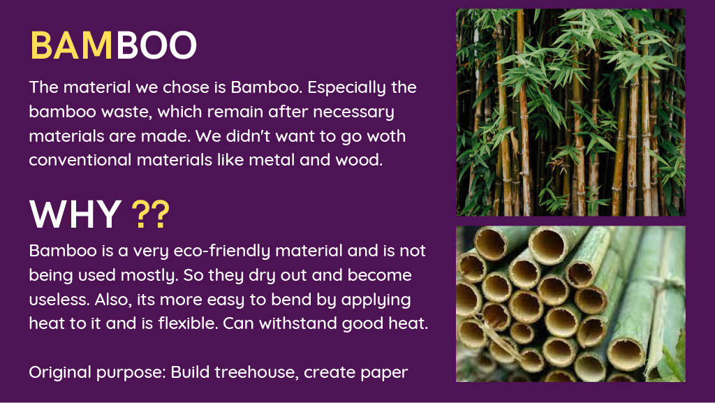 jugaad Sustainability product design  bamboo Product innovation design low-cost portable lifestyle