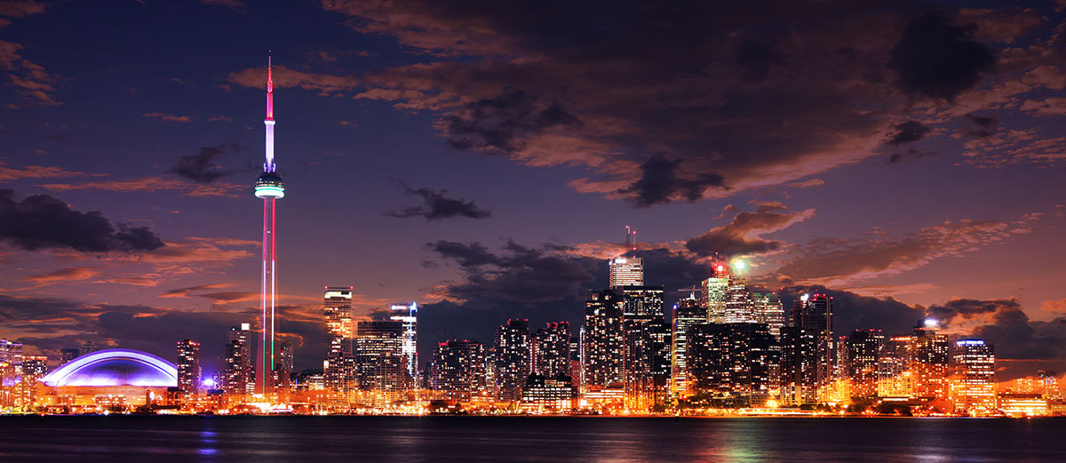 Toronto City at night