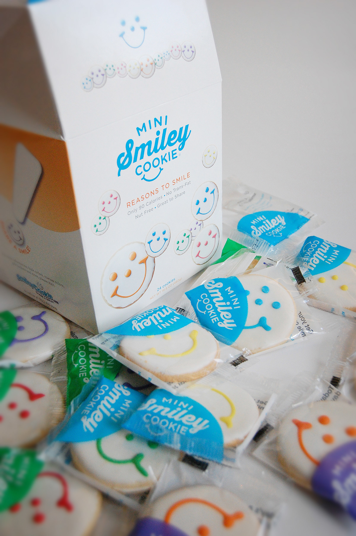 Smiley Cookie Eat n' Park Market District Milk Carton Wrappers