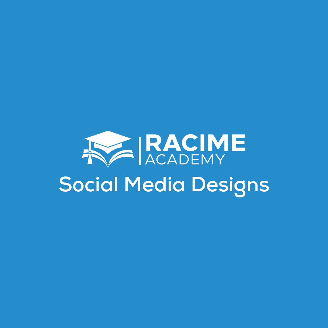 Social media post school Education design online presence