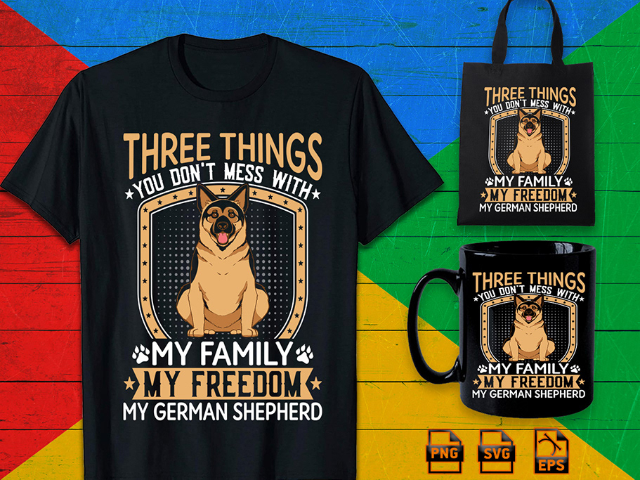 ACTIVE SHIRT Clothing dog german shepherd GSD t-shirt Tshirt Design typography  
