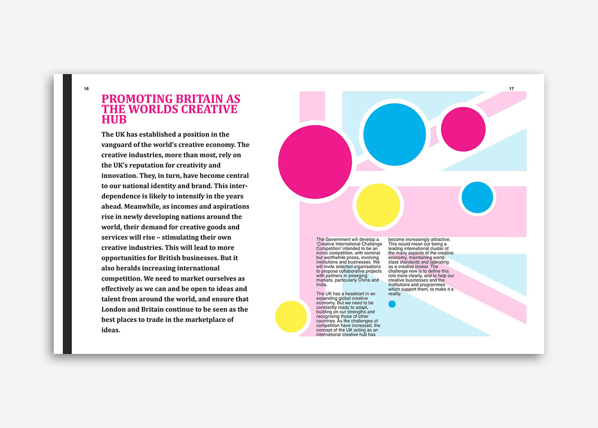 editorial magazine creative britain design vector