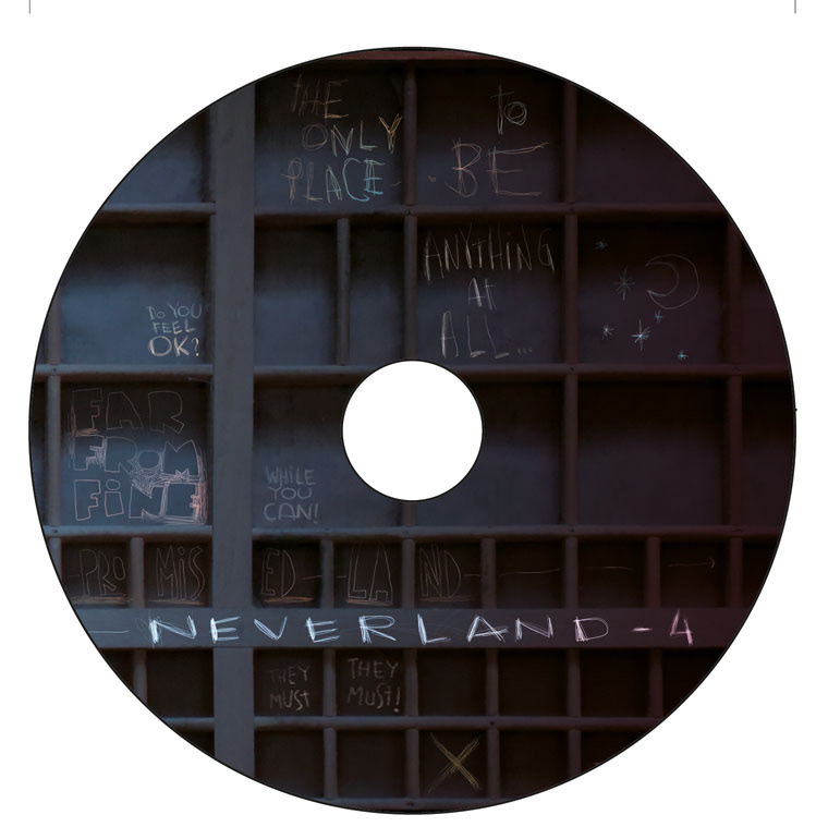 CD Art graphic design  ILLUSTRATION  Art Design music CD cover Neverland folk-rock  photo cover