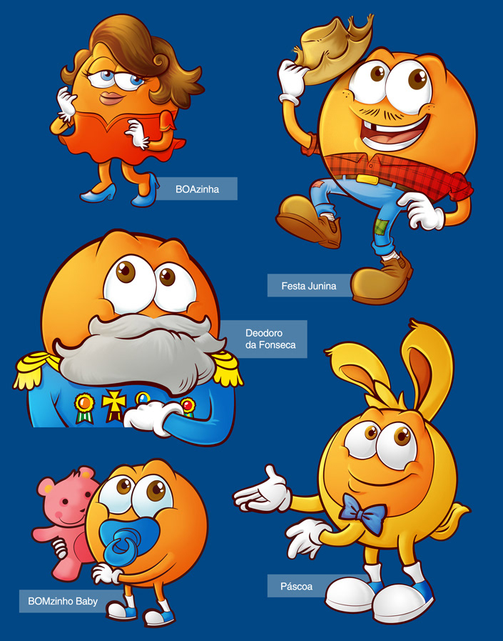 mascote Character orange super mercado market