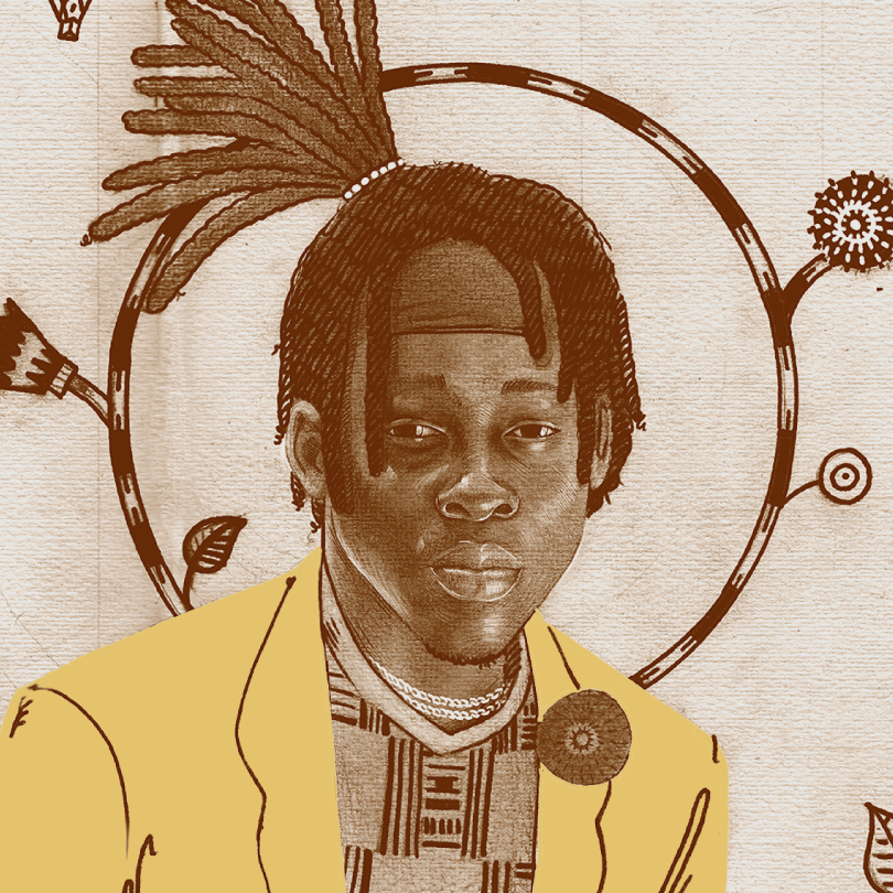 african textile Fireboy DML johannesburg mixed media nigeria Pencil drawing portrait south africa Stephen tayo African Fashion