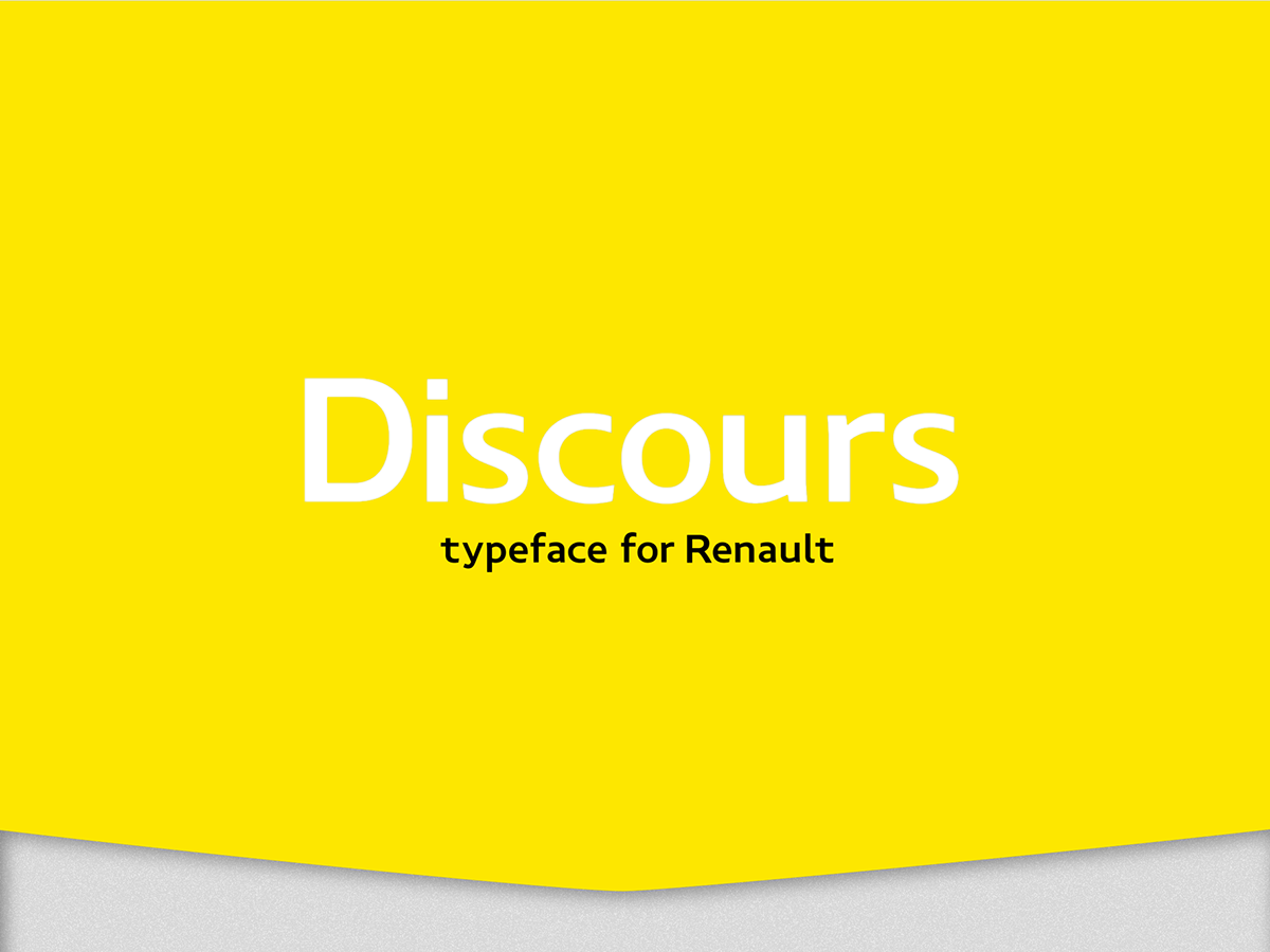 renault Typeface Discours communication strategy