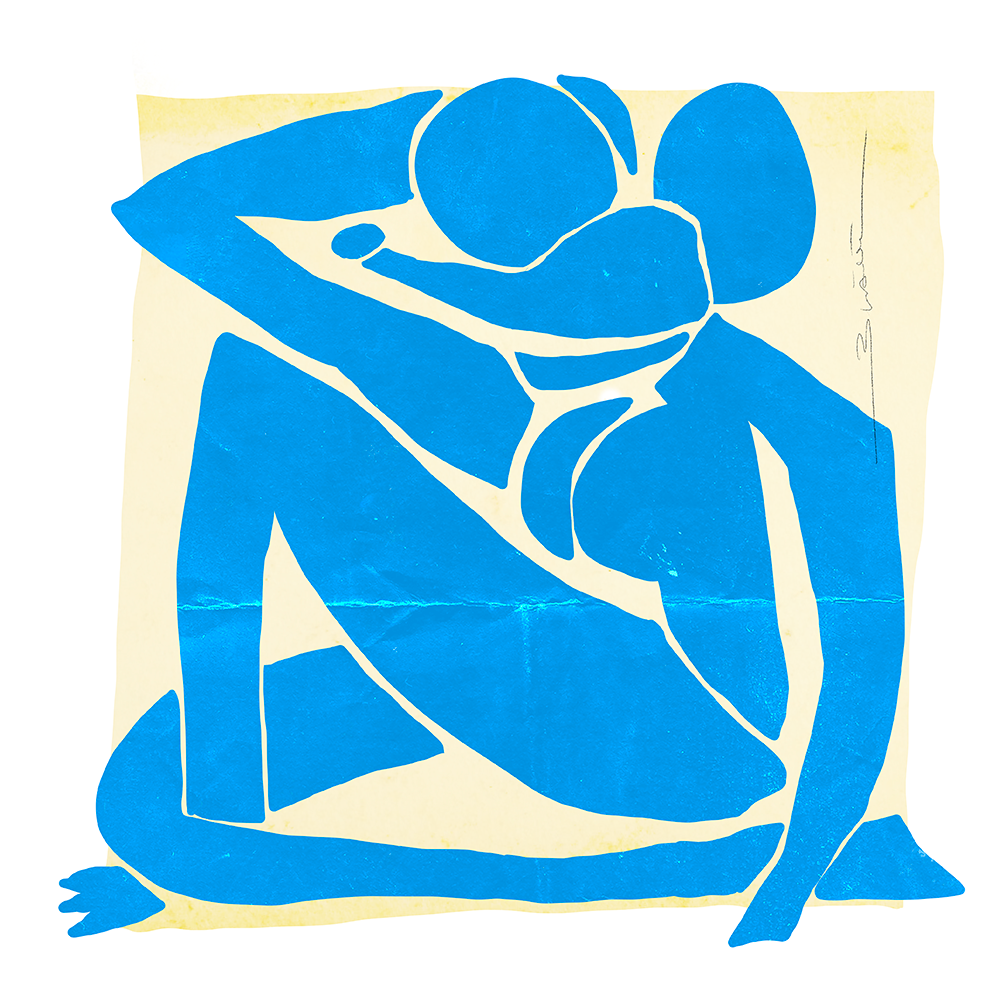 art bleu Digital Art  Drawing  Henri Matisse ILLUSTRATION  matisse