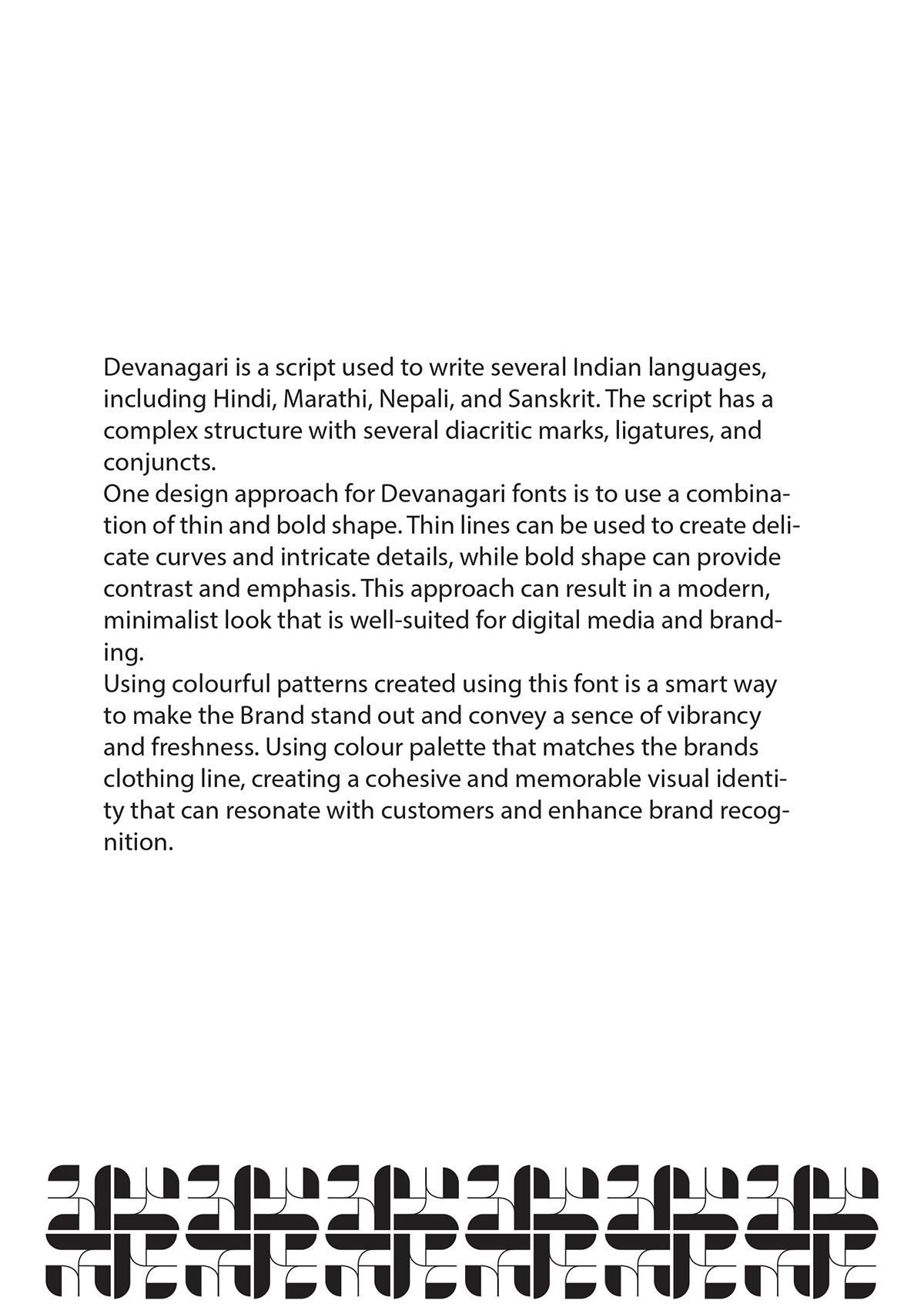 devnagri font font design Script Font Typeface brand identity Devnagri Script