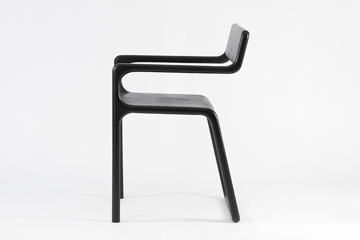 krafta furniture design chair black contemporary umit caglar