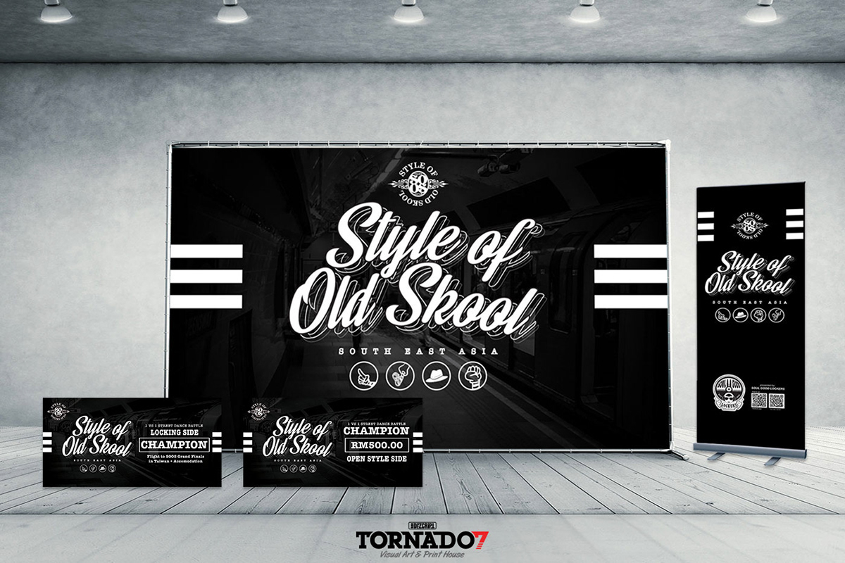 street dance Event eventposter poster TORNADO7DESIGN styleofoldskool oldschool