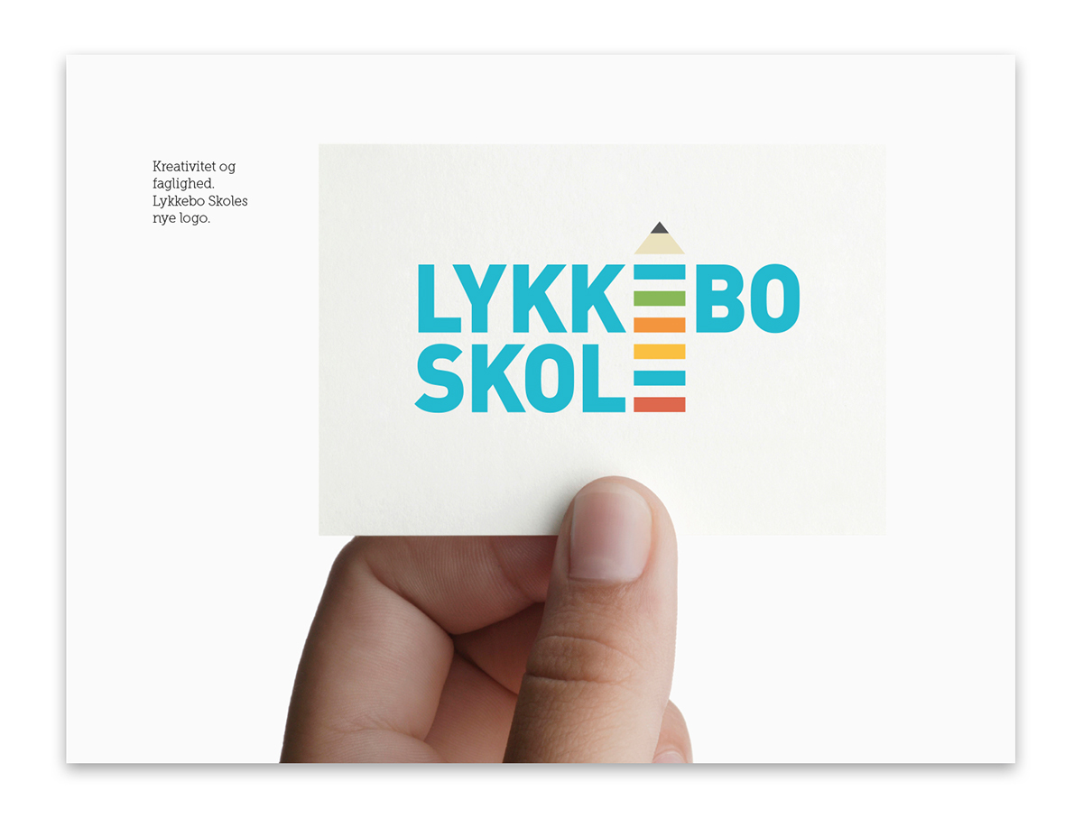 Lykkebo Skole identitet logo designmanual
