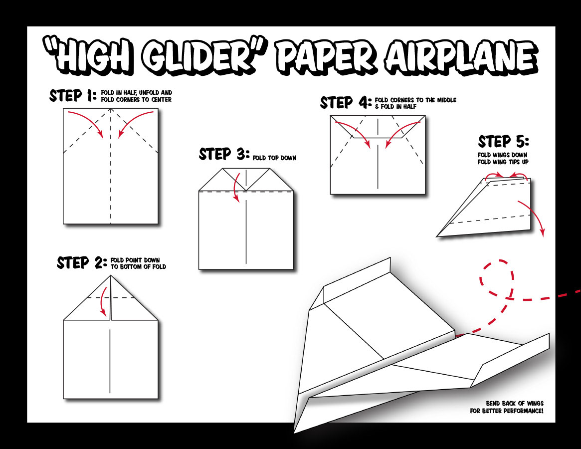 instructions paper airplanes