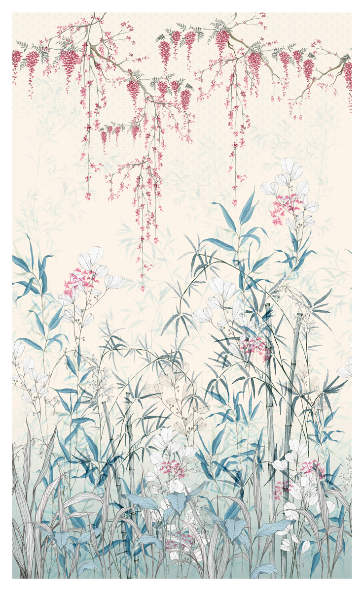 ILLUSTRATION  pattern pattern design  print print design  japanese japanese garden marina guiu guiu