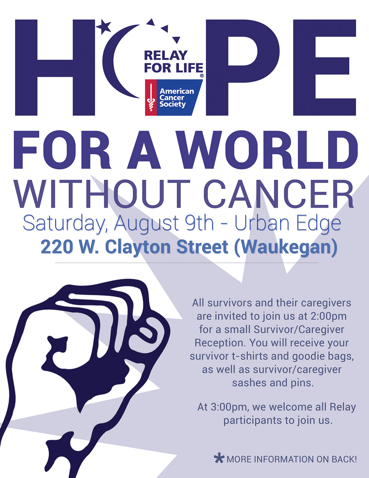 relay for life flyer