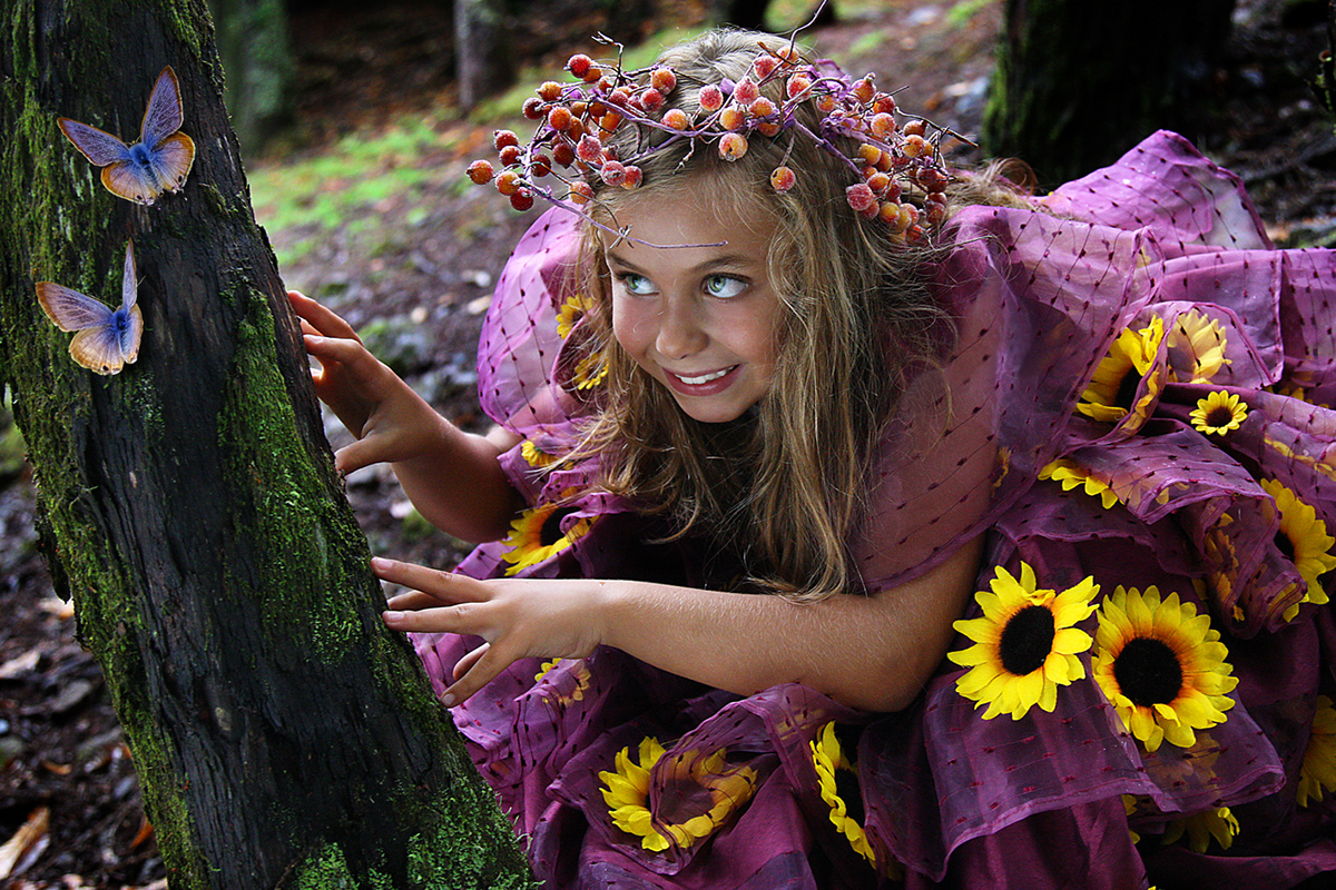 chidren fairy faries beauty forest calendar