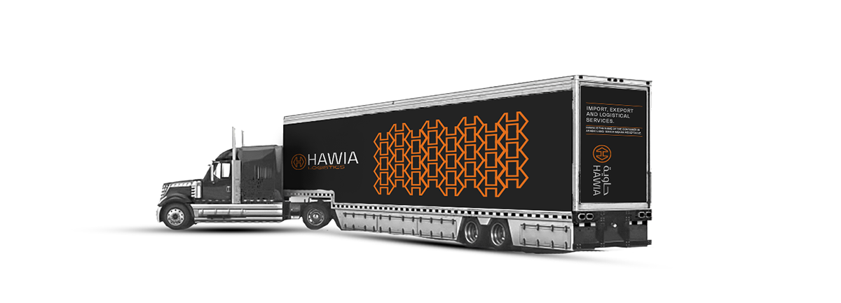 Cargo delivery hawia identity Logistics Logo Design shipping Transport Truck visual identity