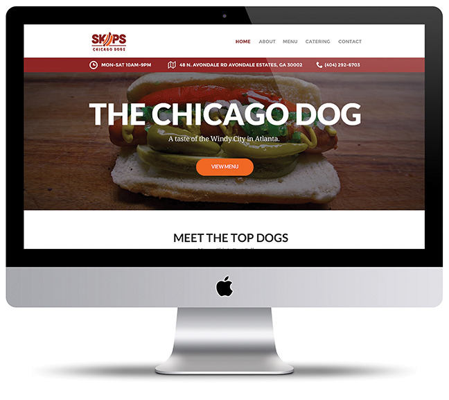 logo identity Food  restaurant hot dog