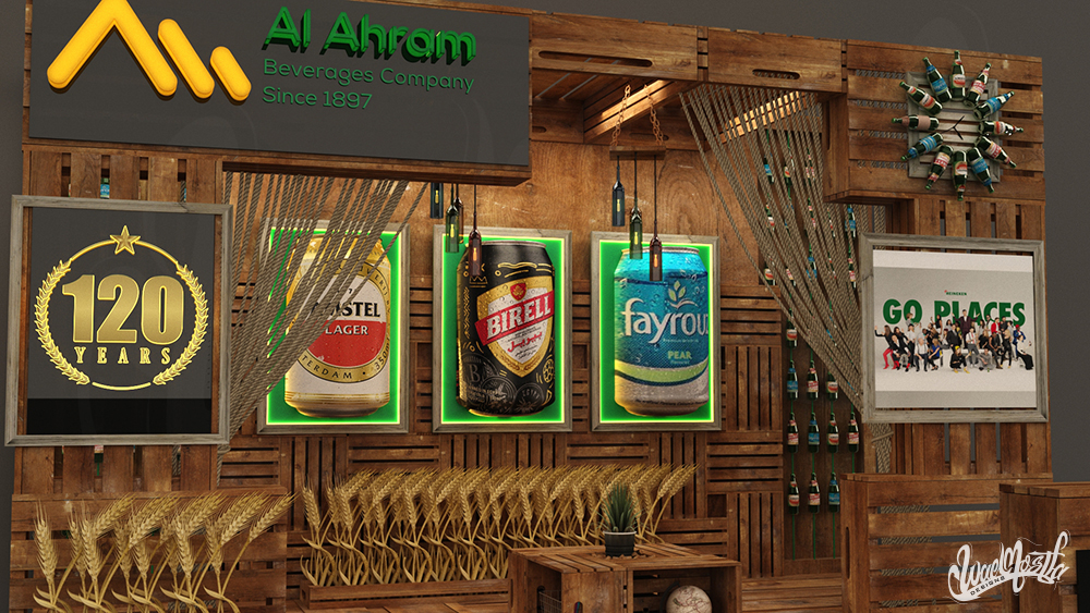 fayrouz birell Amstel booth 3D