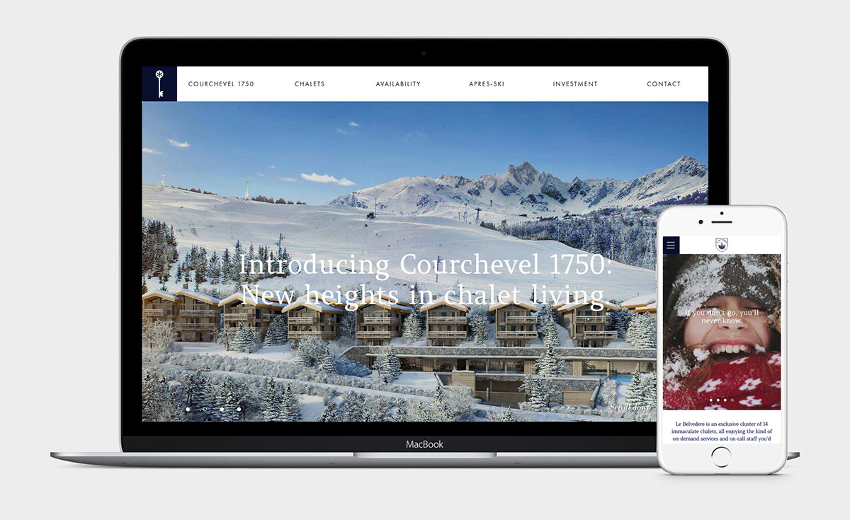 Web Design  Website ux/ui interior design  interiors furniture ski chalet Ski Resort Courchevel LE BELVEDERE