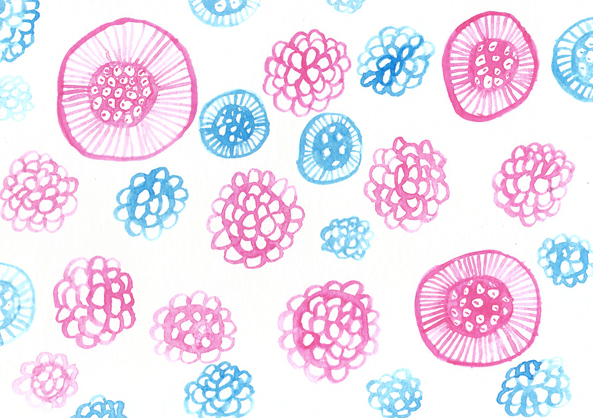 watercolour pattern surface pattern design ILLUSTRATION  textile design 