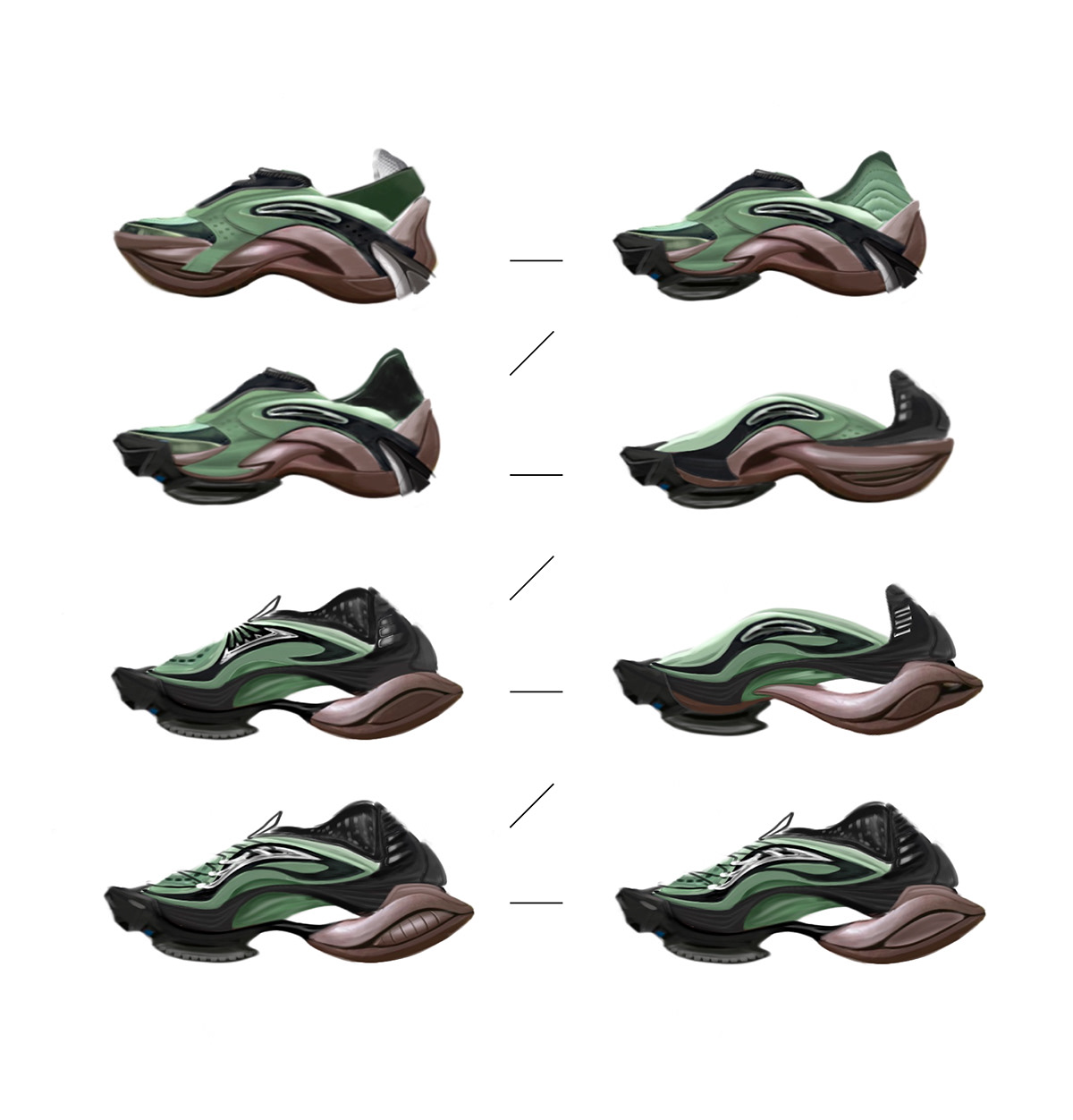 3D blender design Fashion  footwear industrial design  shoes sneakers