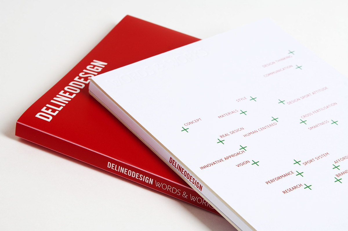 delineodesign  allocco Fornasier editorial graphic design delineo type red cover
