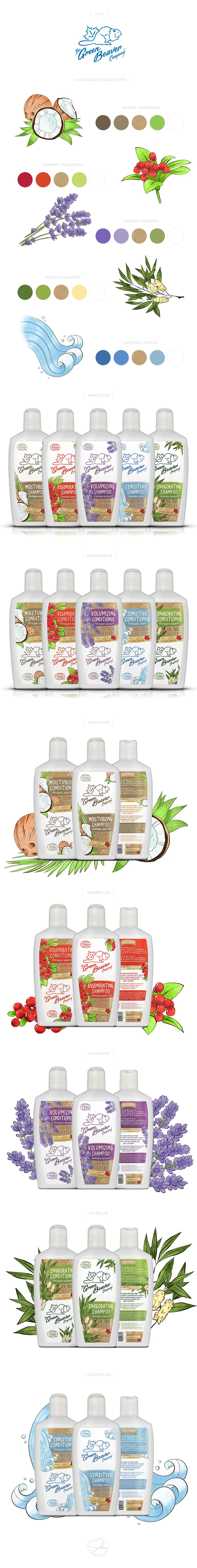 organic ecocert Canada Canadian natural haircare shampoo conditioner Coconut lavander cranberry Tea Tree Unscented bilingual