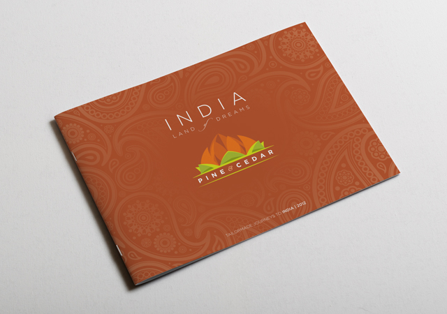 India brochure Travel Brochure corporate idendity Layout