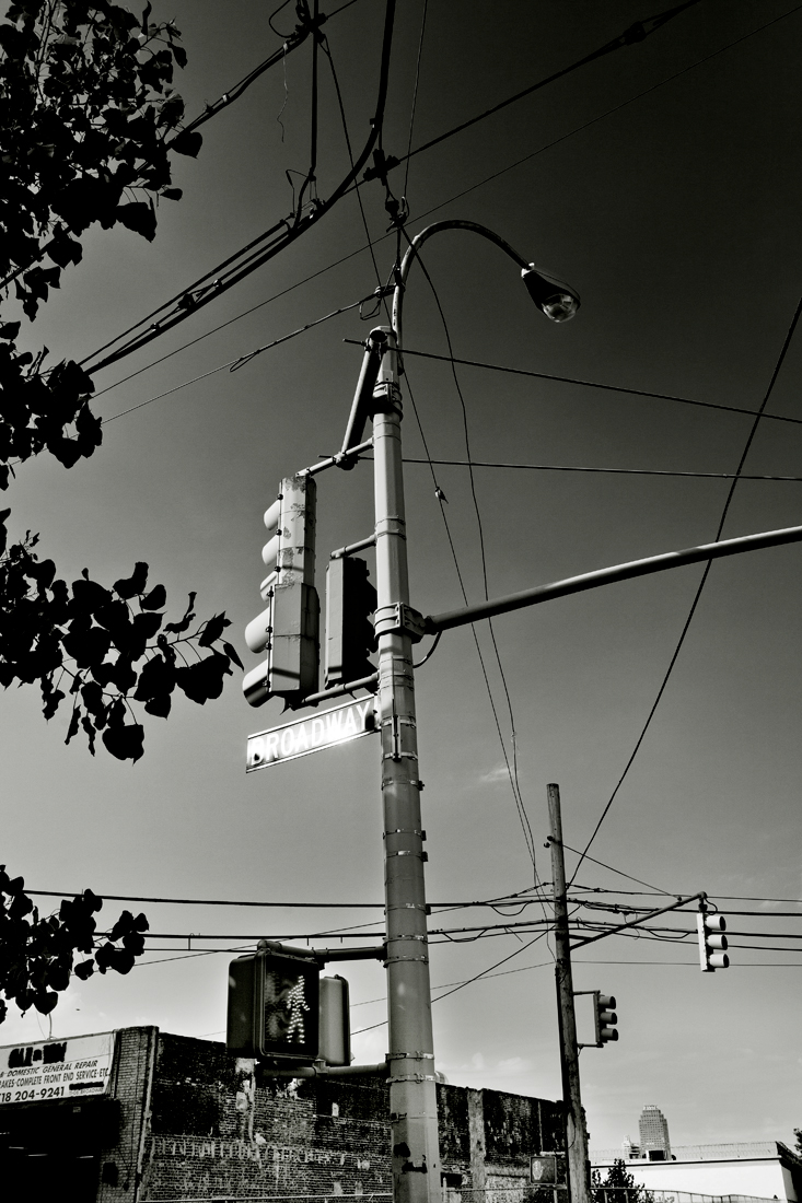 New York street view black & white skies textures reportage Collection