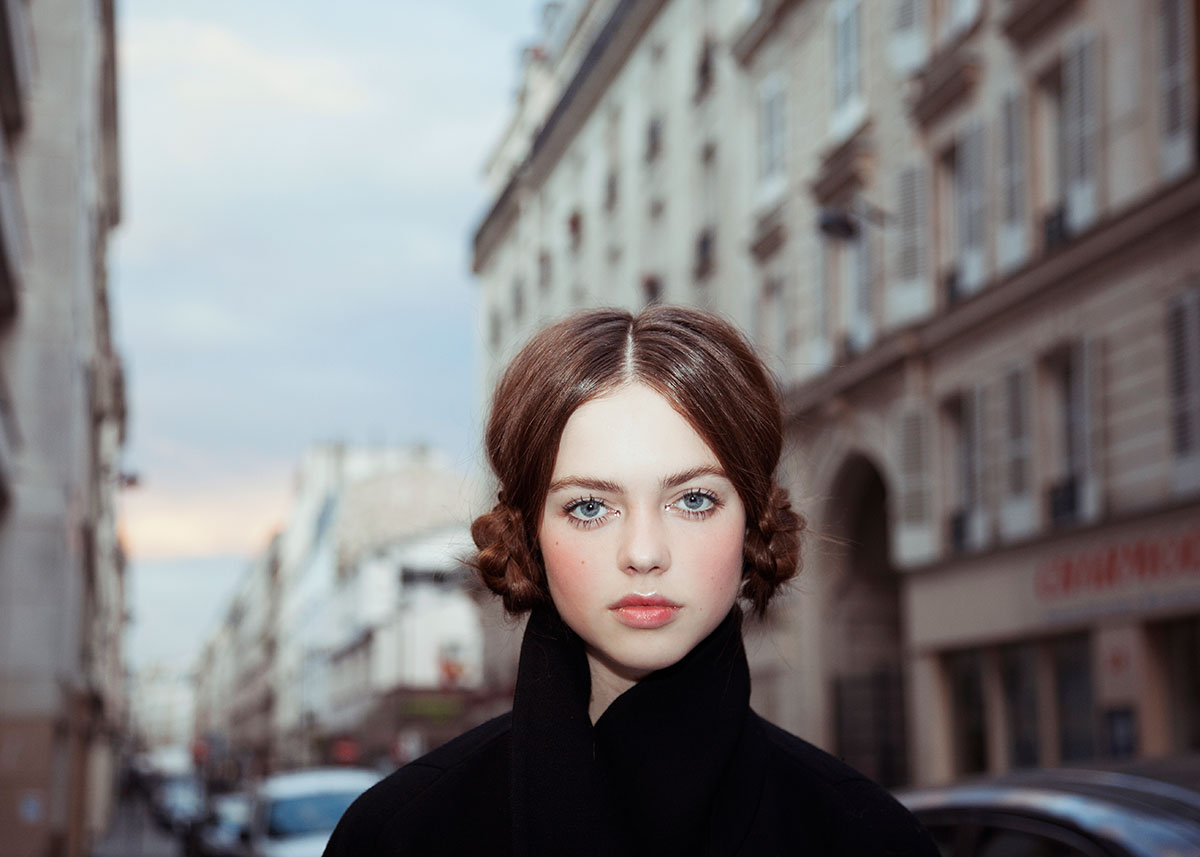 beauty girl model Paris makeup editorial magazine