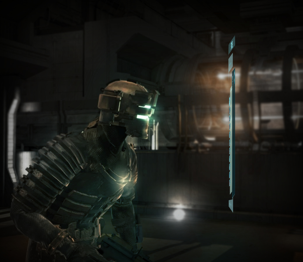 minimalistic minimalist tech techy Technology dead Space  ps3 xbox360 video game UI reskin