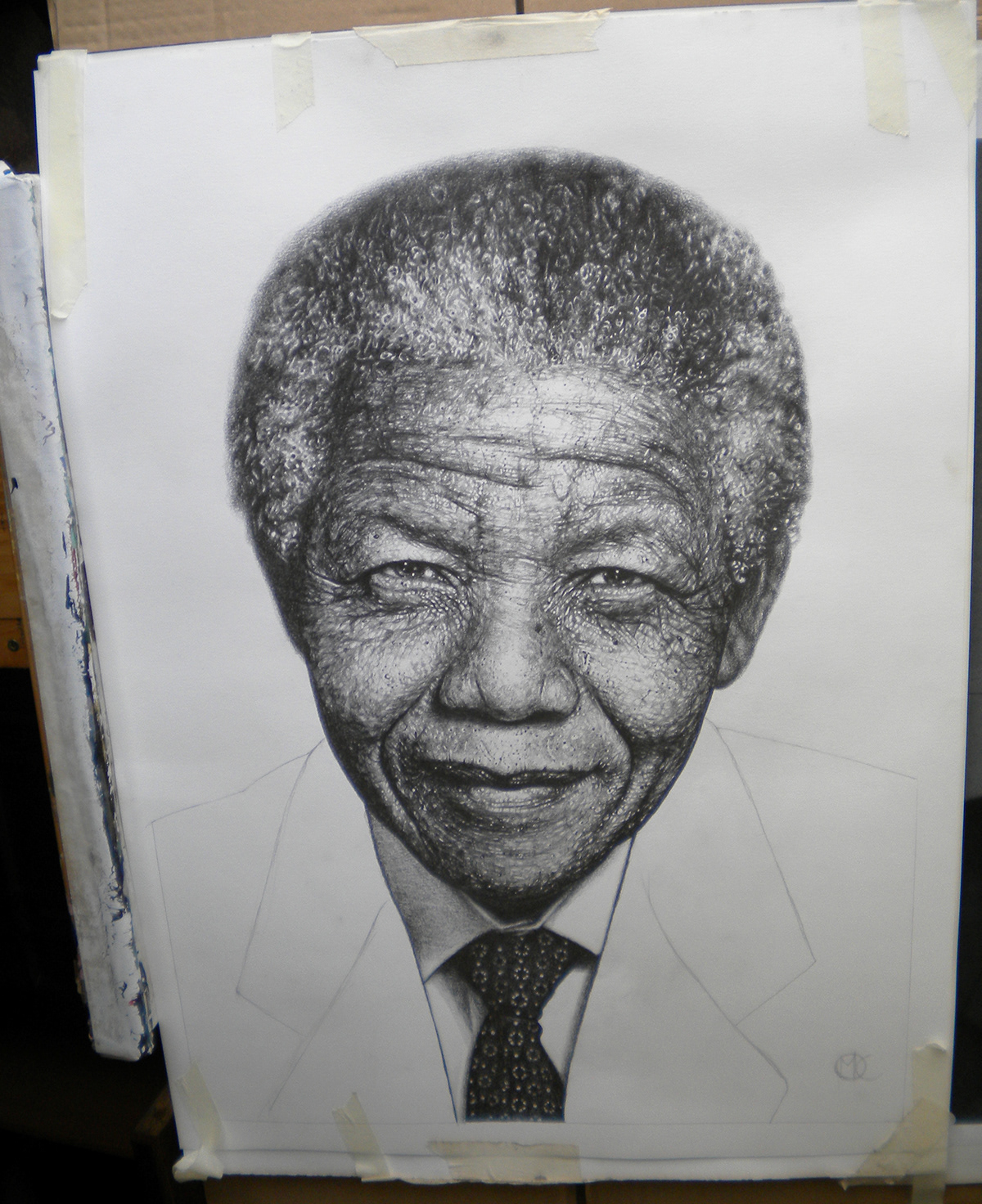 Nelson Mandela madiba portrait