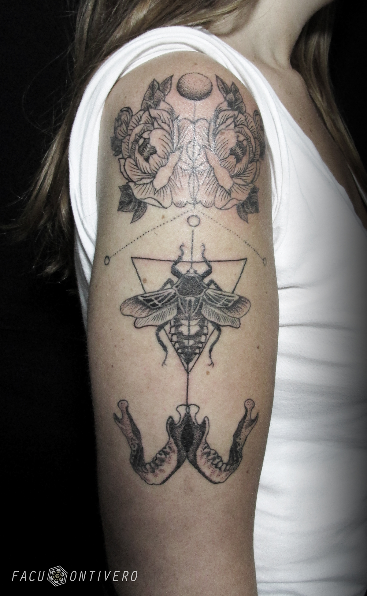 tattoo dotwork ink linework puntillismo engrave geometry botanical tatuaje minimalist facu ontivero Mandala animal flower moonasi