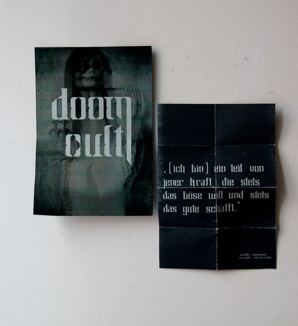 doom cult occult font